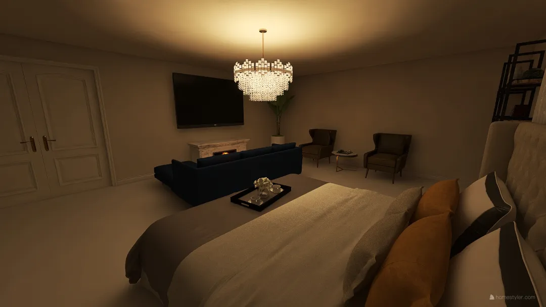 Copy of Bedroom Mom Layout 10 3d design renderings