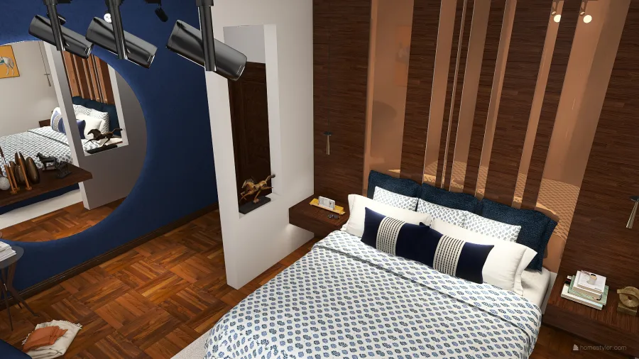 bedroom .. horse theme .. 3d design renderings