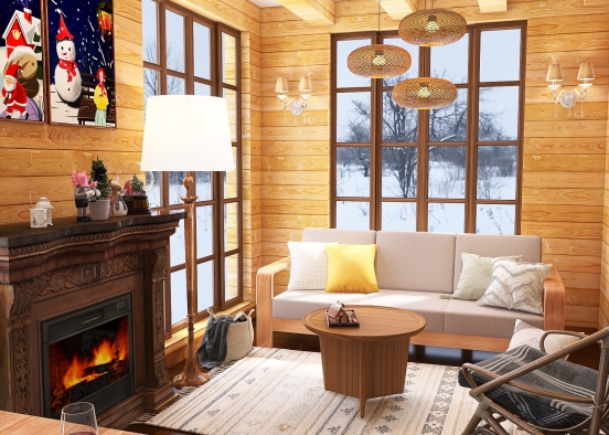 Apartment in Mountains Design Rendering
