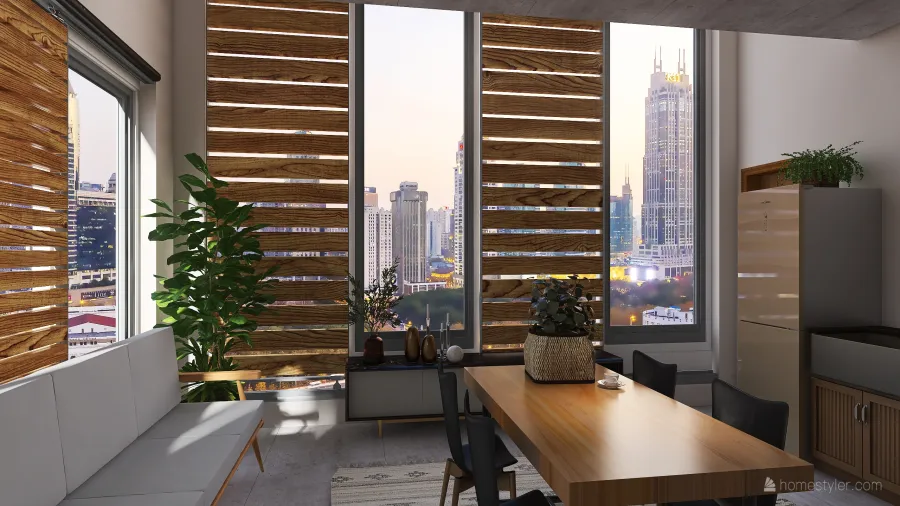 Peaceful City 3d design renderings