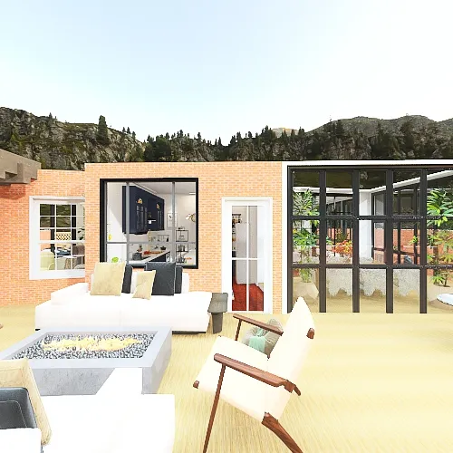 Holiday home 3d design renderings