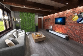 Loft modern house Design Rendering