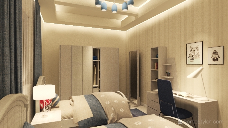 Second  Floor -  Villa 3 3d design renderings