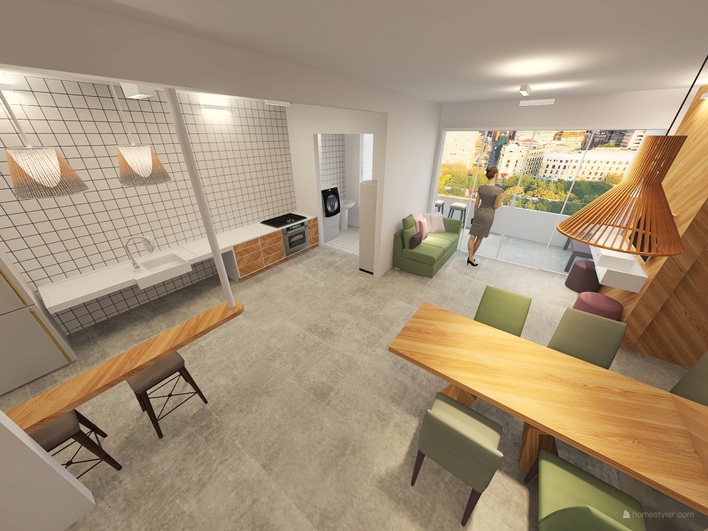 Design Universal - Casa para Cadeirante 3d design renderings