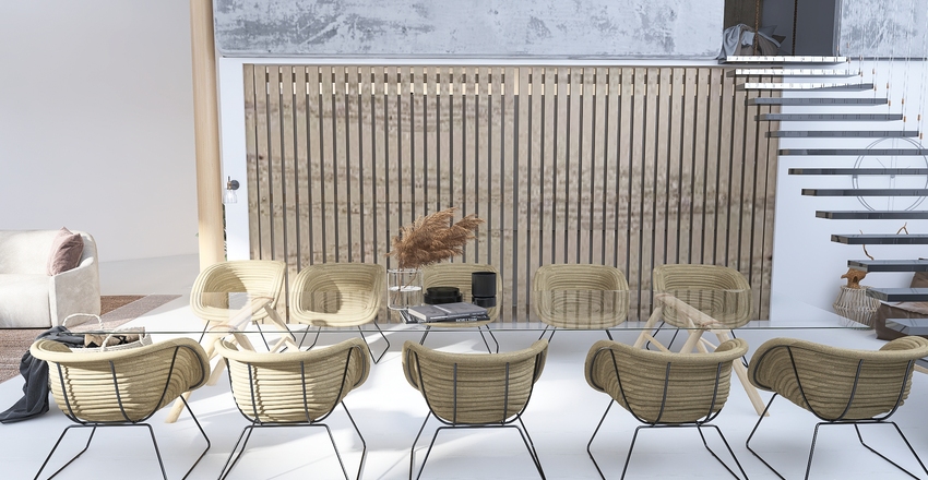 Hint At Heart ~ Cozy Loft Interior Design Render