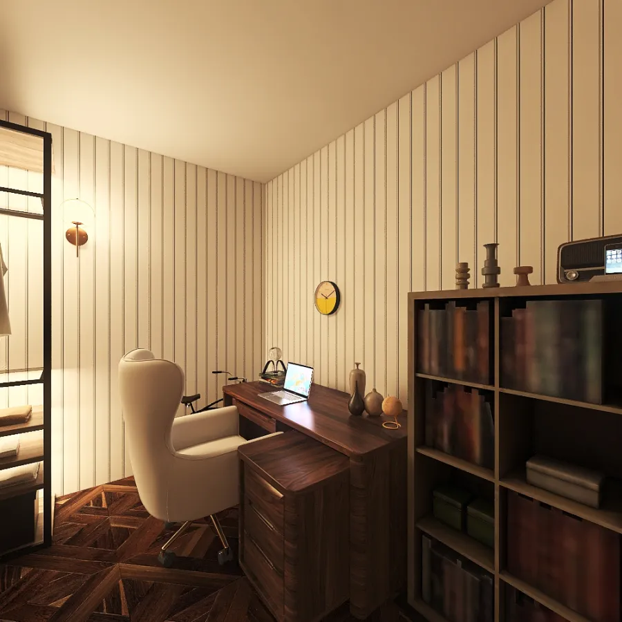 Super small aparment with a single room 3d design renderings