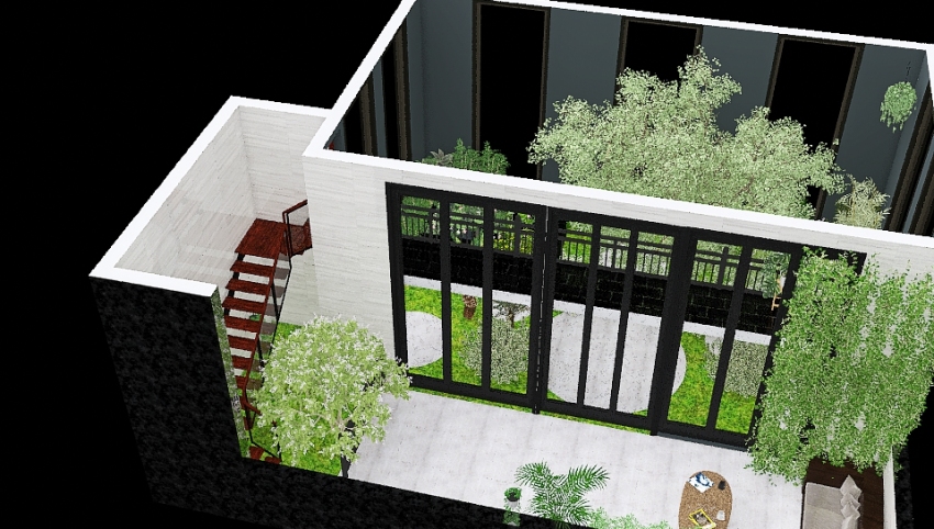 Relaxing Modern Greenhouse 3d design picture 95.2