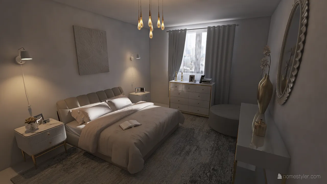 Bedroom 3d design renderings