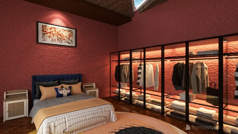 Bedroom 3d design renderings