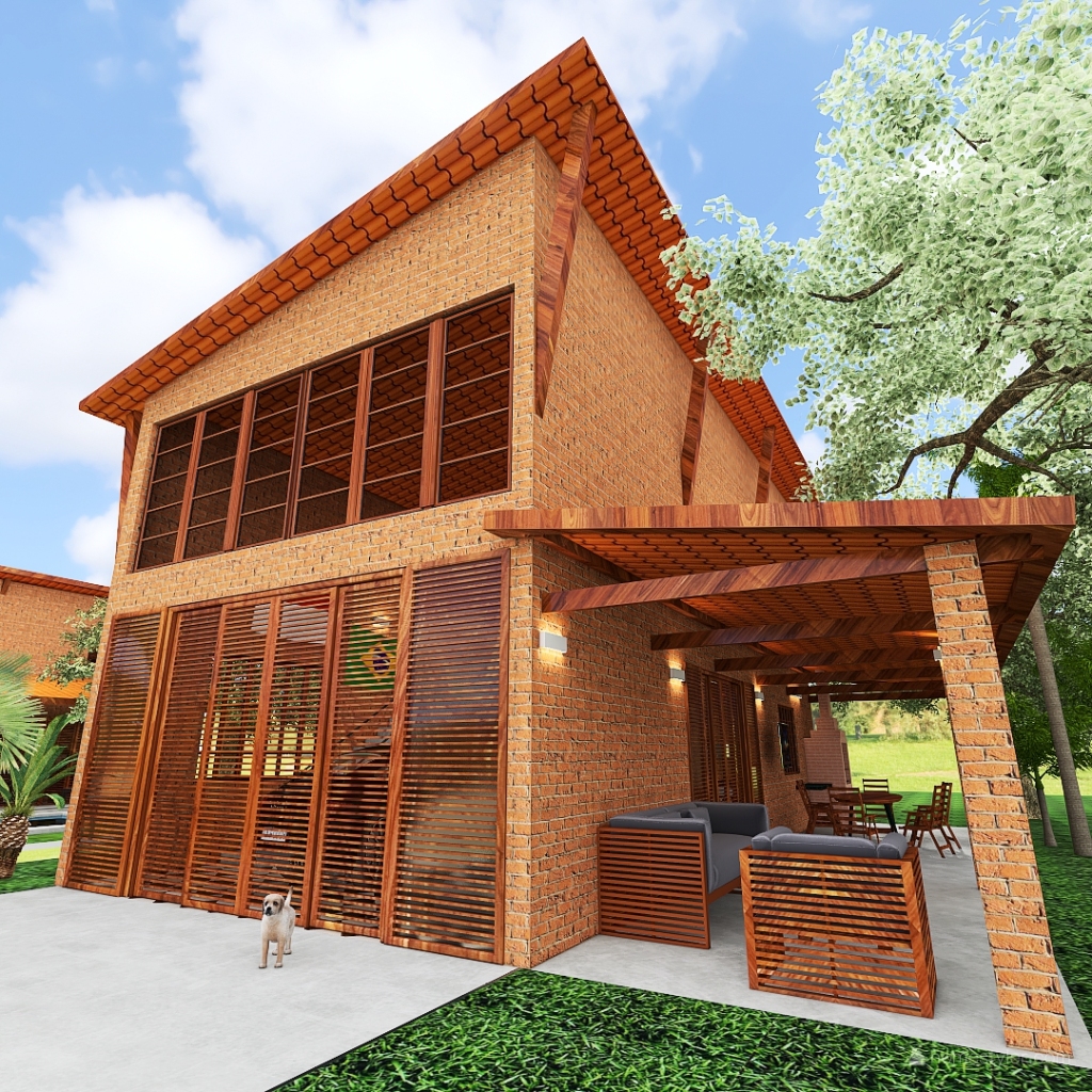 Casa Chã Grande 3d design renderings