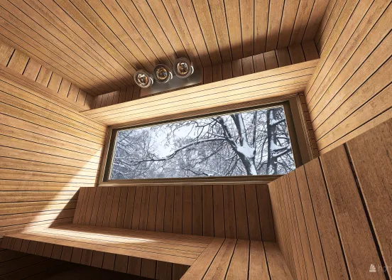 Sauna Design Rendering