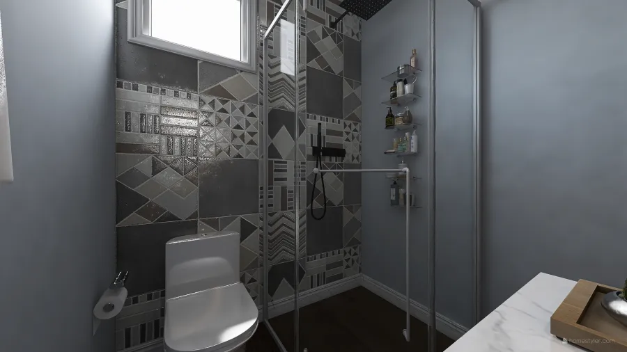 Banheiro Casal 3d design renderings