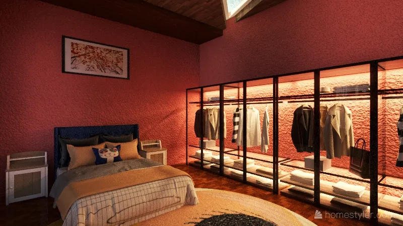 Bedroom 3d design renderings