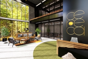 Industrial Bohemian CERECA Group - Corporate Office Design Design Rendering