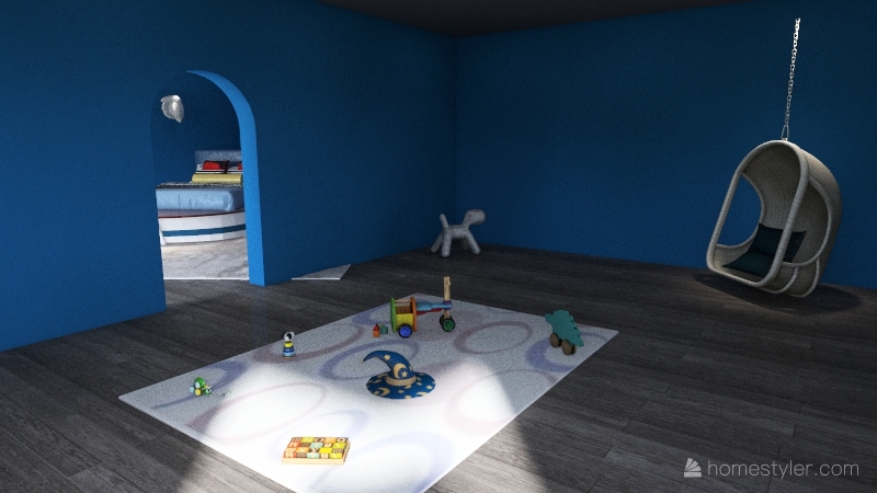 Playroom 3d design renderings