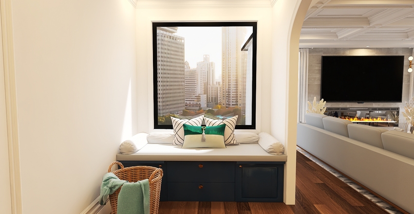 030| city apartment Interior Design Render