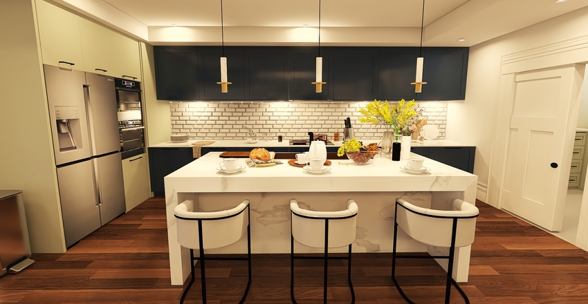 030| city apartment Interior Design Render