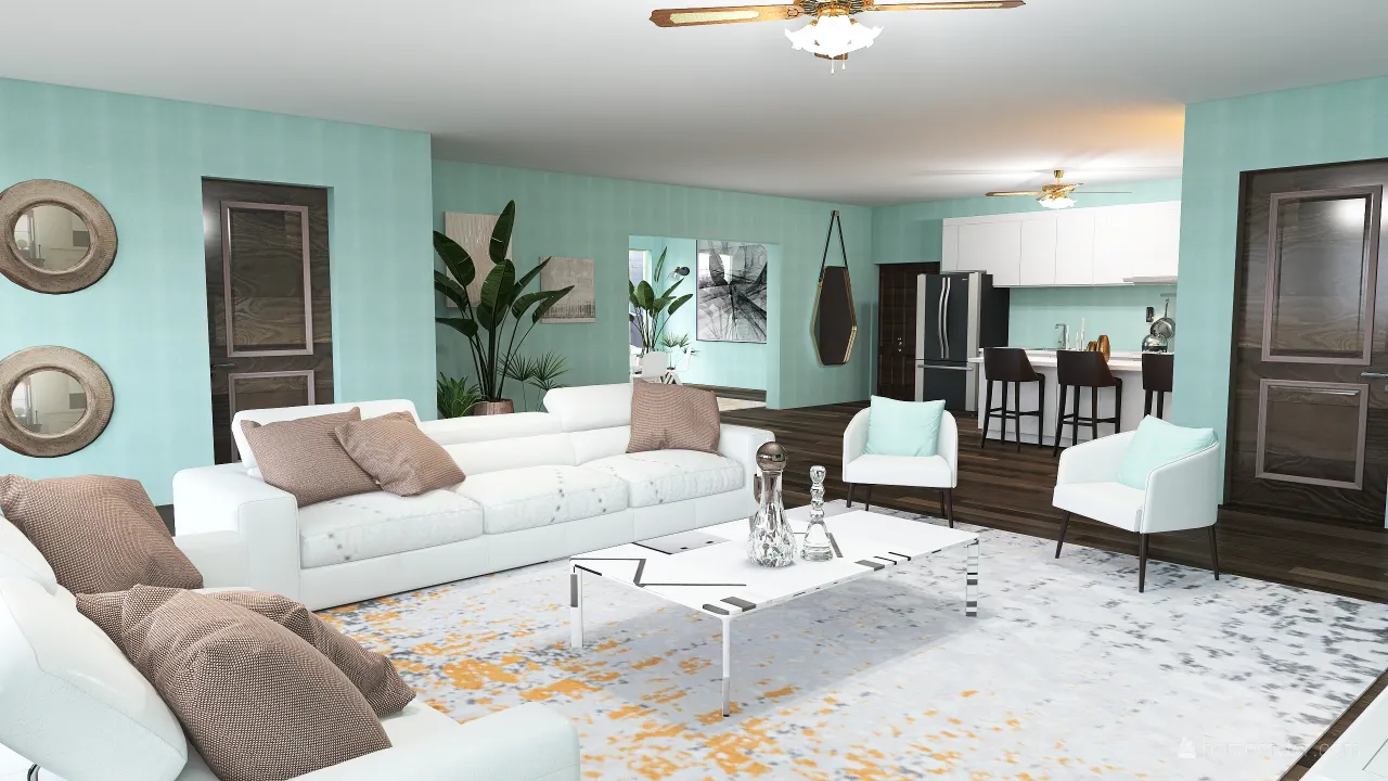 LivingRoom 3d design renderings