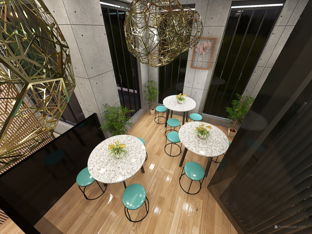 Green  Humanity Project (Proposed 130 SQM NGO Office) 3d design renderings