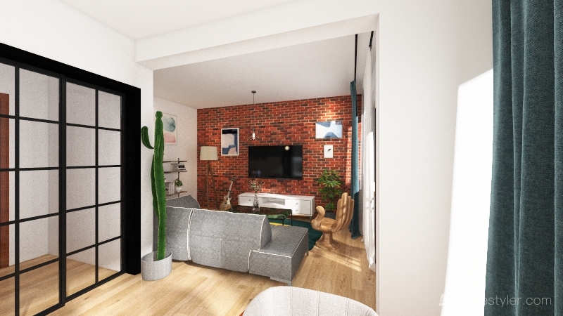 Apartament 1 c 3d design renderings