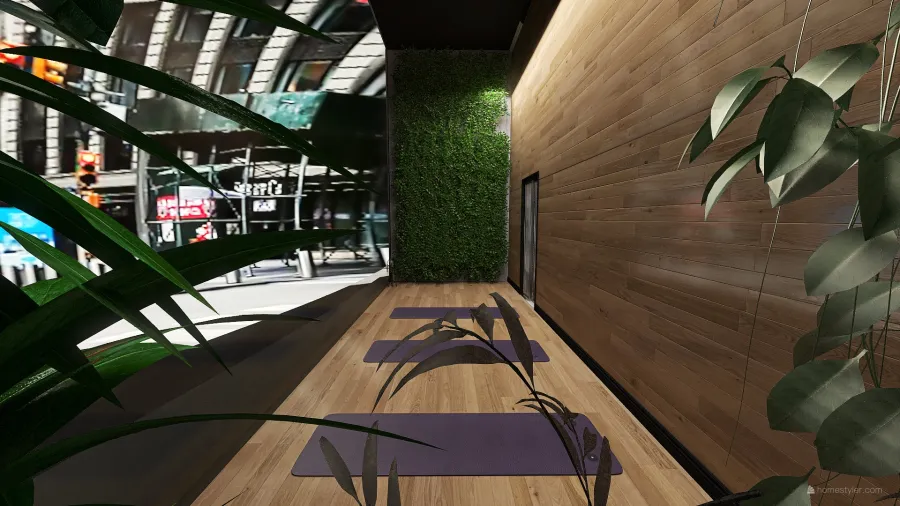 HERMES- High End Industrial Sport Shop 3d design renderings