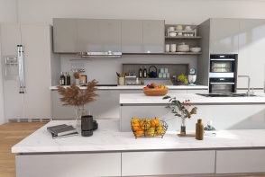 Apartment's kitchen Design Rendering