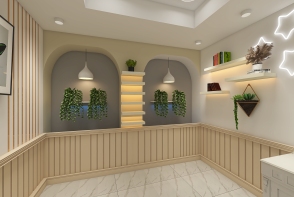massage and treatment room . Design Rendering