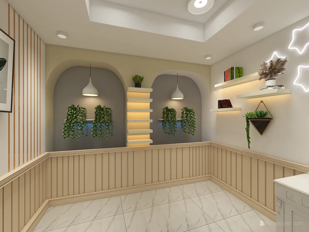 massage and treatment room . 3d design renderings