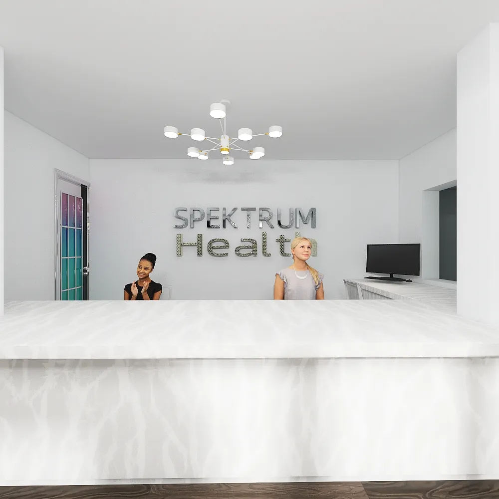 SPEKTRUM Health 3d design renderings