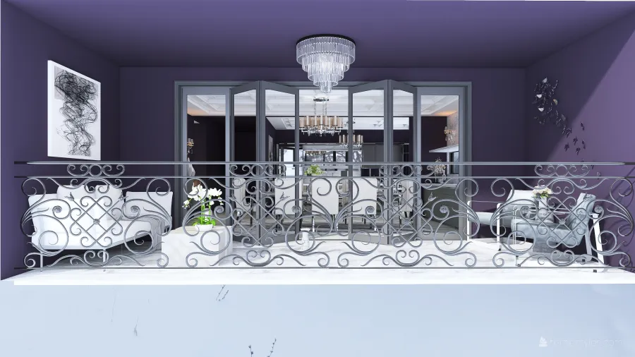 Glam House 3d design renderings
