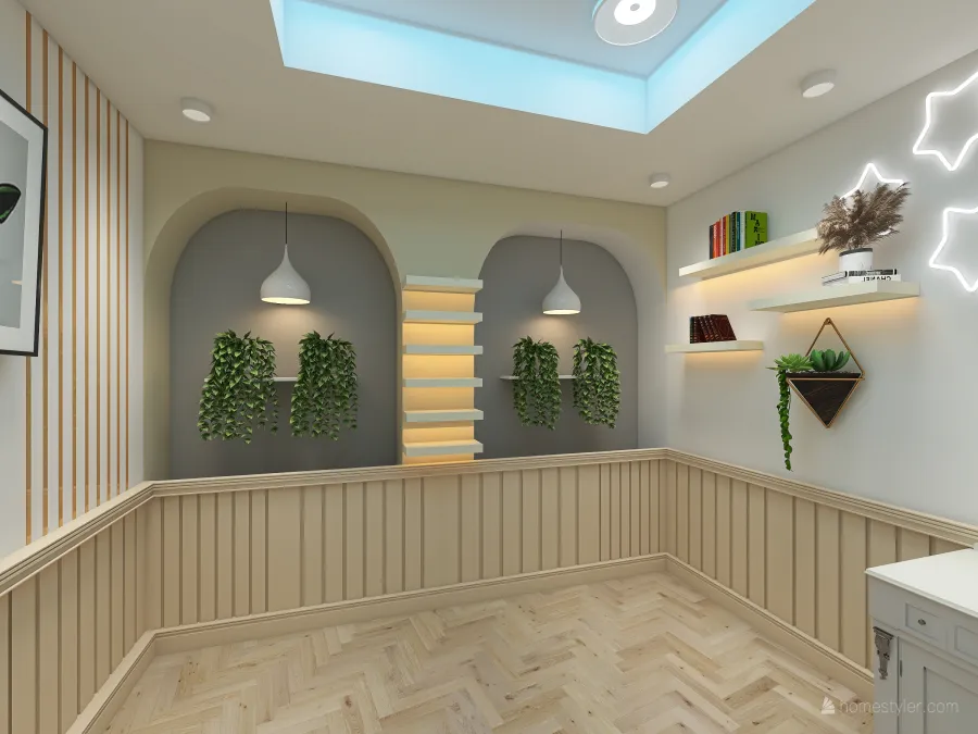 massage and treatment room . 3d design renderings