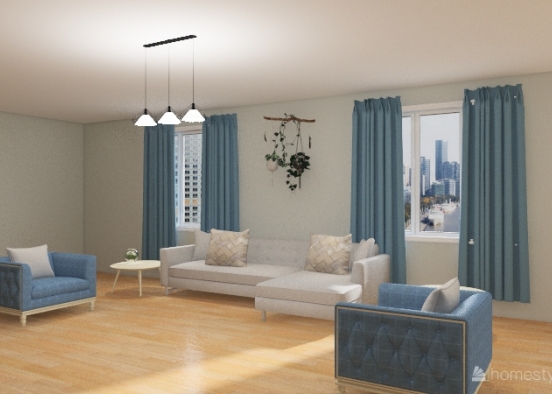 Copy of olivia living room Design Rendering