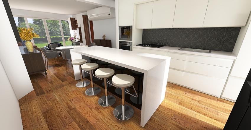 Cocina Sudamericana (Sudamerican Kitchen) Interior Design Render
