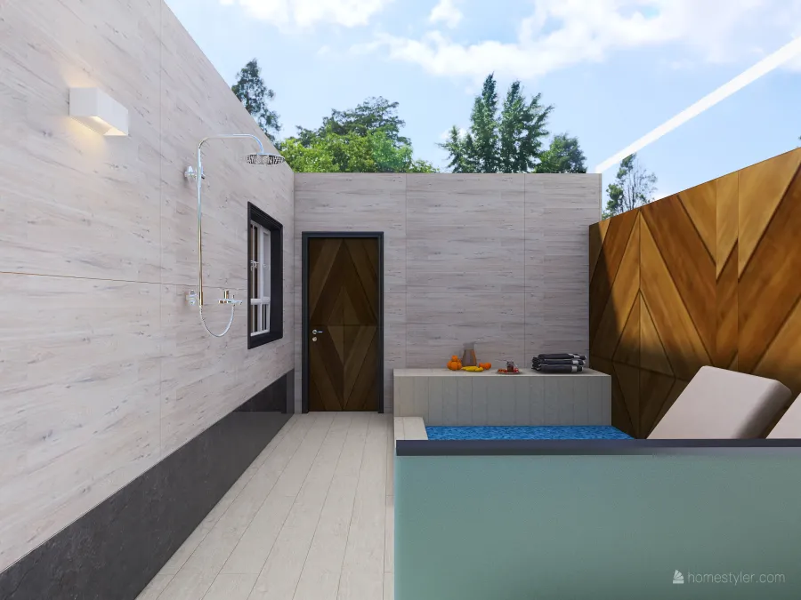 Rural house in Costa Brava 3d design renderings