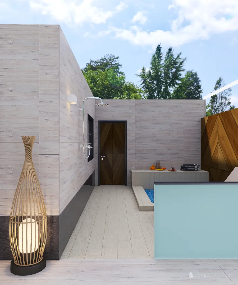 Rural house in Costa Brava 3d design renderings