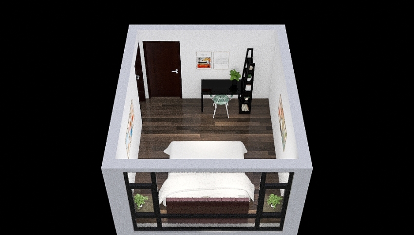 Patel, Bedroom Design Project Fall 2020 3d design picture 18.12