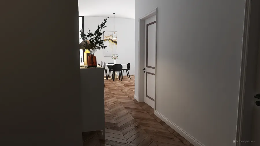Kitchen / Living Room 3d design renderings