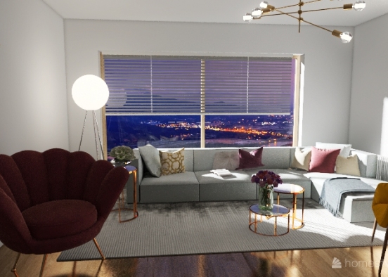 Mini living room  Design Rendering