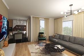 The livingroom Design Rendering