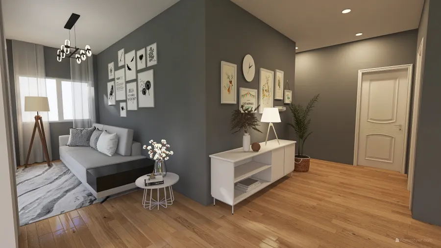 Proposed Modern 2 Storey Residential 3d design renderings