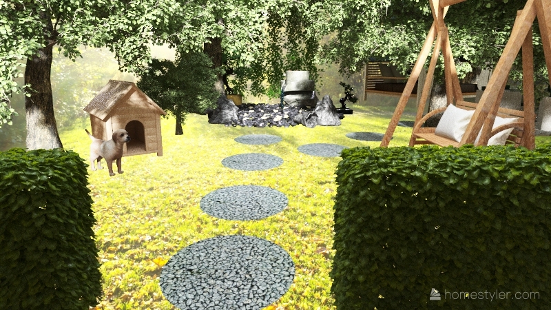 the oasis Interior Design Render