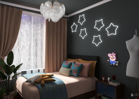 Redesigning a Room: Aarushi Rajesh 2A Design Rendering
