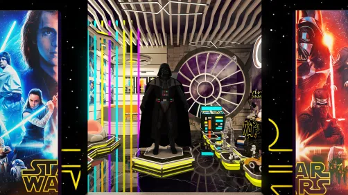 Star Wars Lounge and Collectibles Conceptual Shop