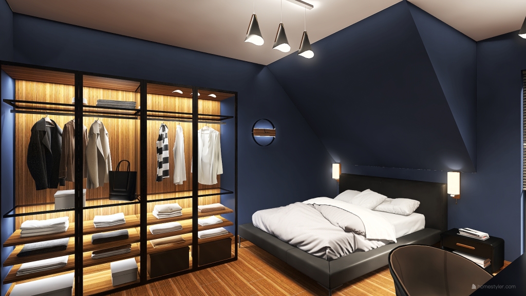 Pokój gościnny 3d design renderings