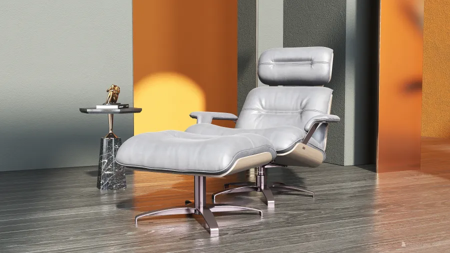 Modern Bauhaus Classic Chair Model Collection Black 3d design renderings