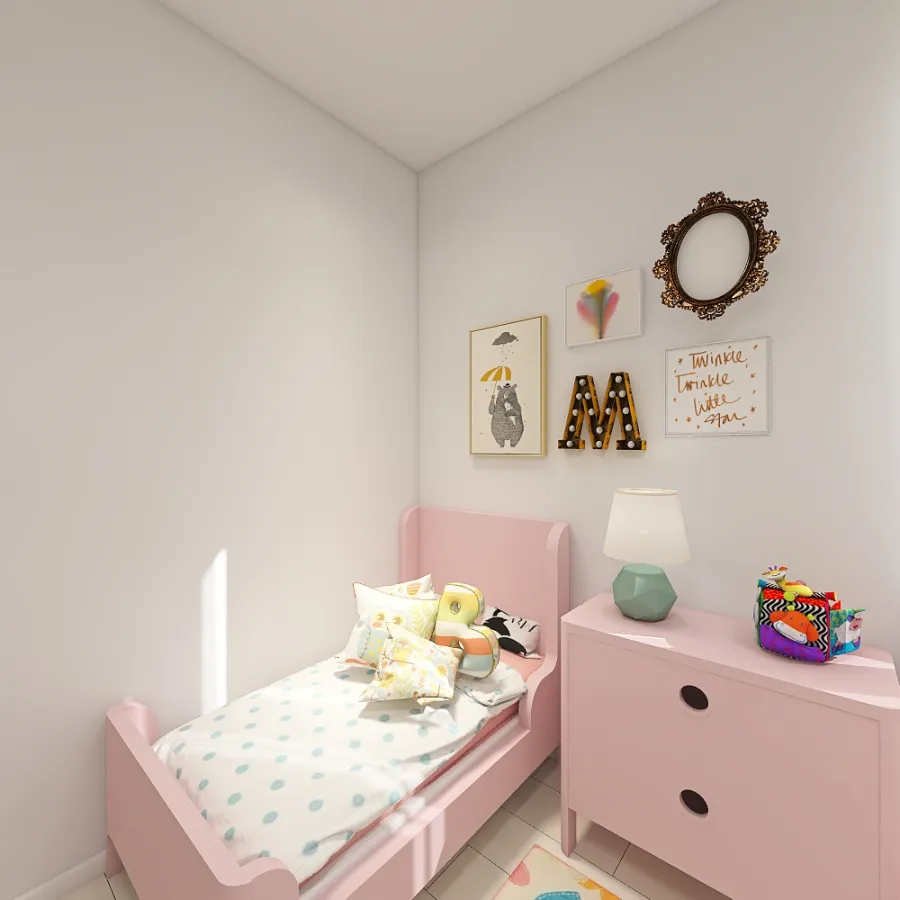 Peaceful Home | Young Family 3d design renderings