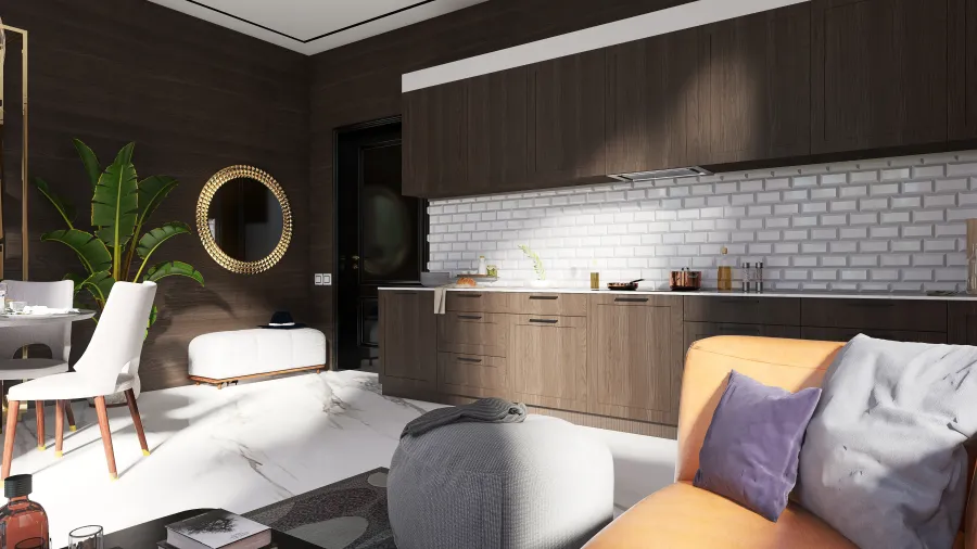 Oceanfront Apartment IV 3d design renderings