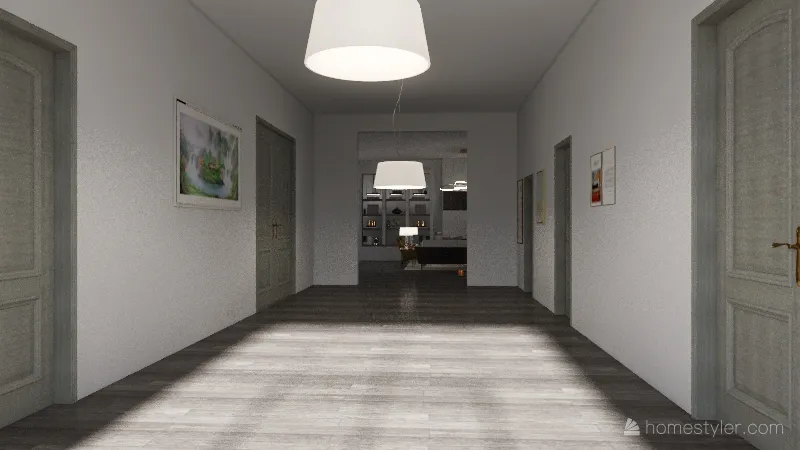 A Moden European House 3d design renderings
