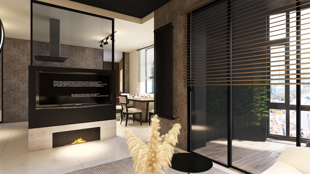 Luxorious Appartement 3d design renderings