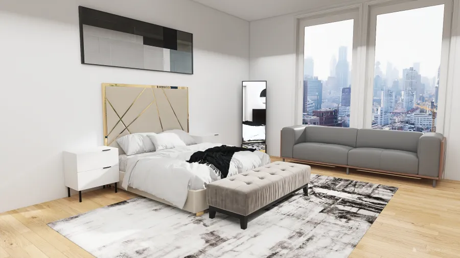 white home 3d design renderings